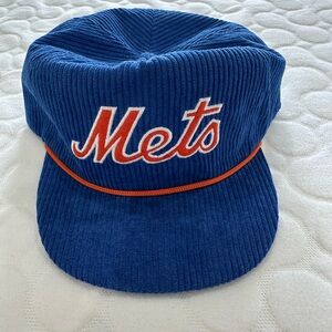 Blue New York Mets Corduroy Cap